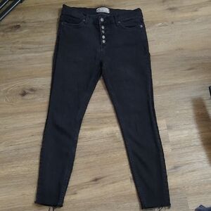 Free People Black High-Rise Skinny Jeans – Women’s Size 29